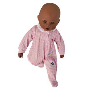 Kingstate Dollcrafter Doll Multiracial Infant Ethnic Baby Girl 18" Vinyl Fabric